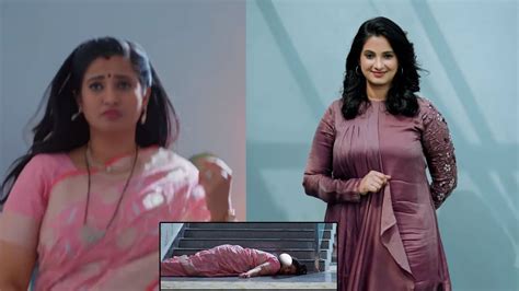 Varanasi Soumya : మెట్లపై నుంచి జారి పడే సీన్.. నిజంగానే జారి పడ్డ మేఘ ...