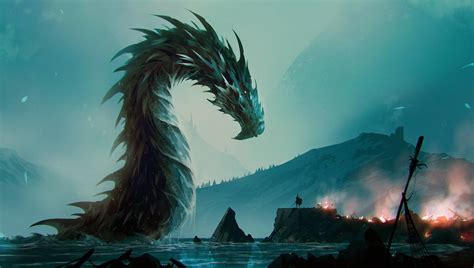 [100+] Water Dragon Wallpapers | Wallpapers.com