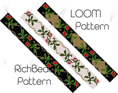 Image result for Simple Bead Loom Flower Patterns