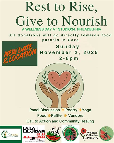 Rest to Rise: Give to Nourish [NEW DATE] at Studio 34 Yoga Healing Arts ...