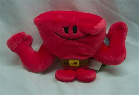 Fisher-Price Mr. Men Little Miss RED MR. STRONG 4" Plush STUFFED ANIMAL Toy NEW | #4617584696