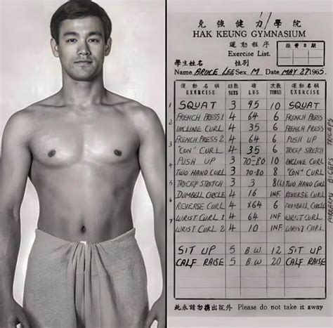 Bruce Lee's 1960's Training Routine Just Went Viral - FULL WORKOUT HERE ...