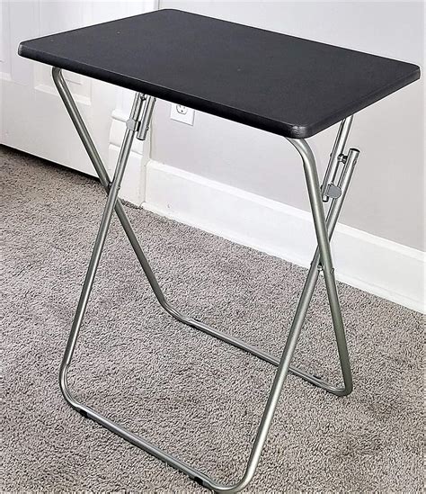 eHemco Folding TV Tray Table Black-Set of 2 - Walmart.com