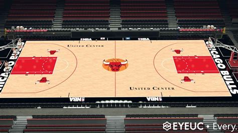 NBA 2K24 Chicago Bulls 1996-1998 Court