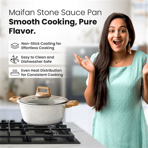 Buy Maifan Stone Non Stick Sauce Pan Online at Best Price