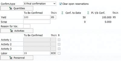 Calculating Activity Amounts for Production and Process Orders with SAP ...