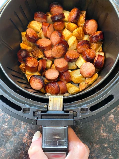 Air Fryer Kielbasa And Potatoes – Melanie Cooks