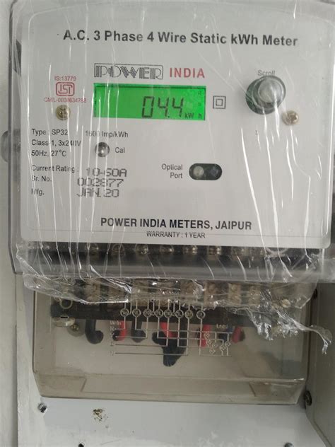 Power India Meters Three Phase Electronic Multifunction Energy Meter ...