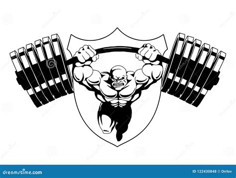 Bodybuilder Gym Logo 的图像结果