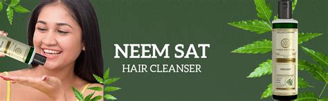 Buy Khadi Natural Neem Sat Shampoo for Thick & Strong Hair | Natural ...