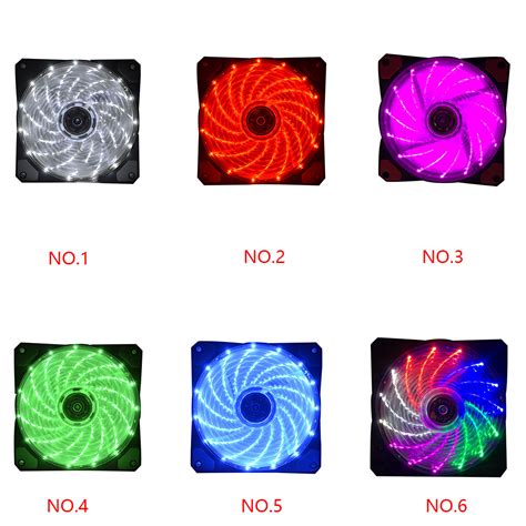 Buy SummerX Ultra Silent LED Case Fans Fashion Light Up LED Cooling ...