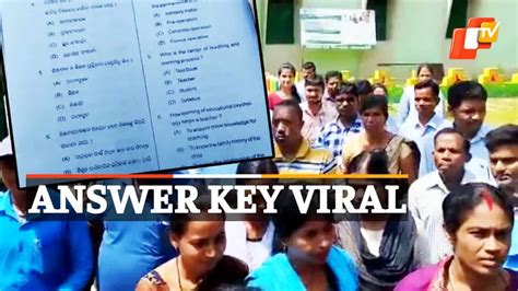 Special OTET 2022: Viral 'Answer Keys' Real Or Fake? Malkangiri DEO ...