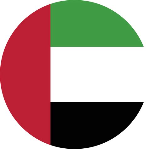 Circle flag of United Arab Emirates. 11571459 PNG