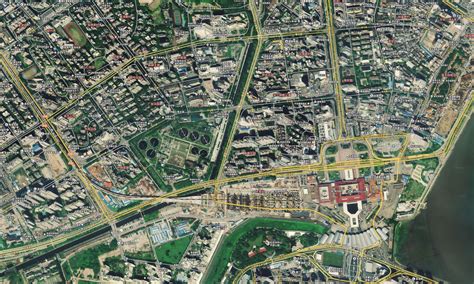澳门卫星地图 百度卫星地图香港地图全图高清版(含道路,地名标签叠加)