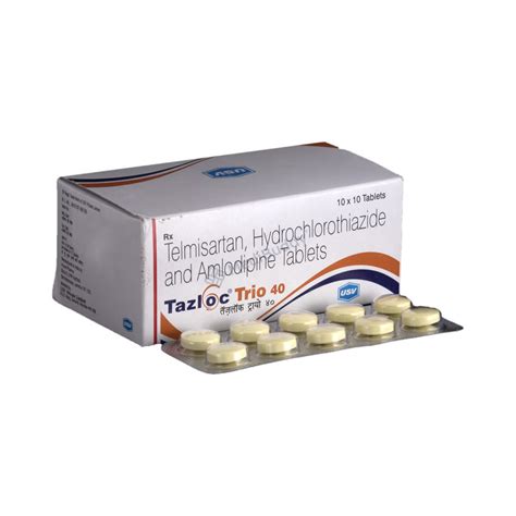 Tazloc Trio 40 Tablet: Price, Uses, Side Effects & How to Use - MediBuddy
