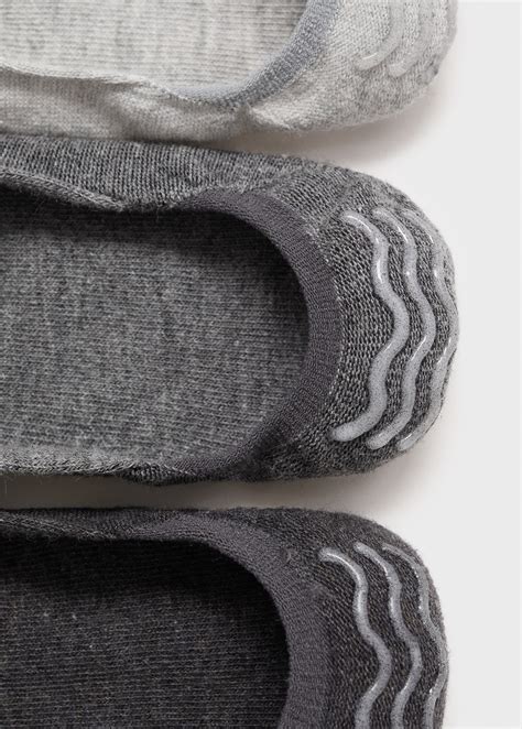 Pack of 3 ankle socks - Men | MANGO Greece
