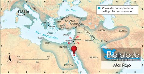 Mar Rojo - Mapa y Ubicación Geográfica