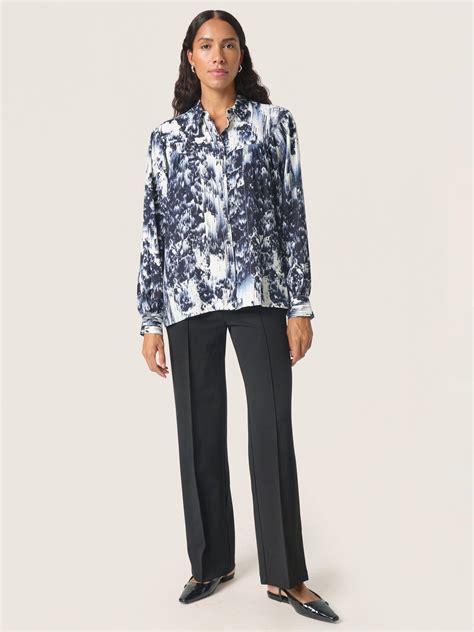 Soaked In Luxury Jazzlyn Shirt, Navy/Multi