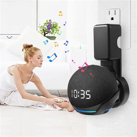 ZORBES® Wall Mount for Alexa Echo Dot 5th Generation, Space-Saving ...