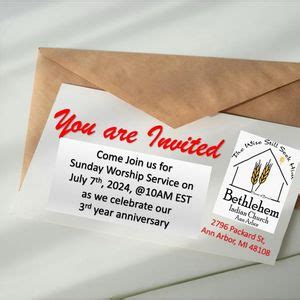 Bethlehem Indian Church 3rd Year Anniversary, 2796 Packard St, Ann ...