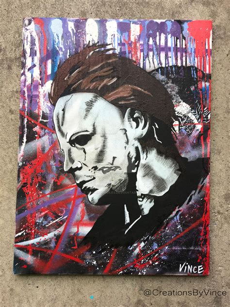 Michael Myers Halloween Painting and Illustration by VincesDoodles on ...