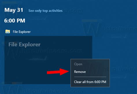 Task View Remove History 的图像结果