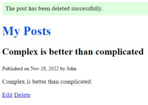 Image result for Delete View Django Example