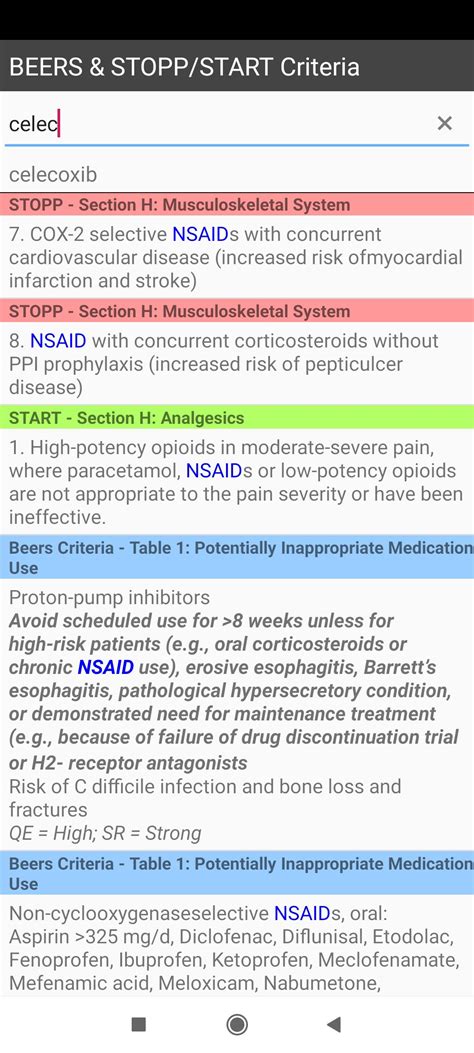 Download do APK de STOPP 2015, Start 2015, Beers Criteria 2019 para Android