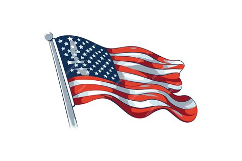 Premium Vector | Usa flag vector illustration american flag png on ...