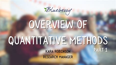 Quantitative research Methods 的图像结果