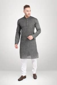 RG DESIGNERS Men Kurta Churidar Set - Buy Grey RG DESIGNERS Men Kurta ...