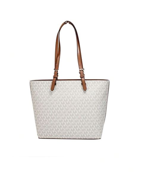 Michael Kors Jet Set Travel Large Tote Bag Vanilla | SHEIN Brasil