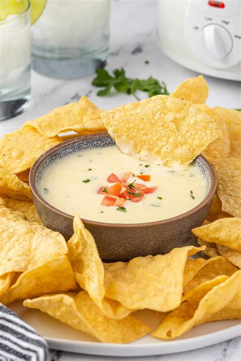 Slow Cooker Queso Blanco - Girl Gone Gourmet
