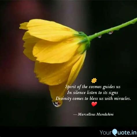 🌼 Spirit of the cosmos ... | Quotes & Writings by Mandakini | YourQuote