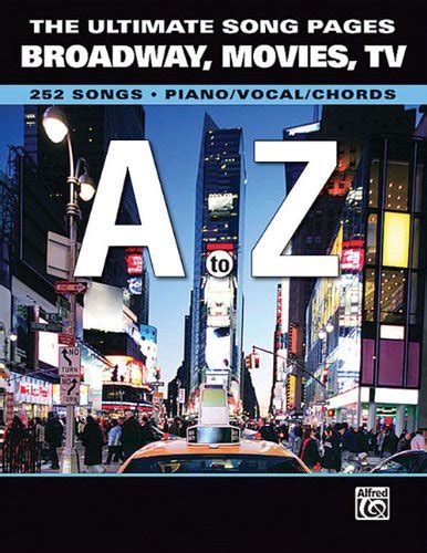 Buy The Ultimate Song Pages Broadway, Movies, TV: Piano/Vocal/chords ...