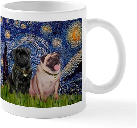 Amazon.com | Pug Life Shop 3D Pug Mug Gift for Pug Lovers Luxury Pug ...