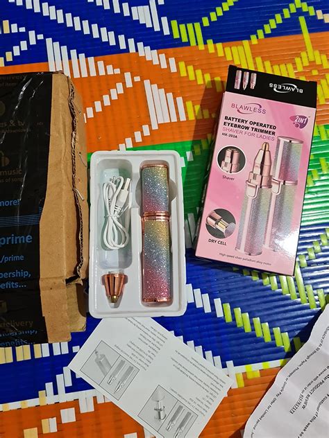 voltonix Portable eyebrow trimmer for women, epilator for women, facial ...