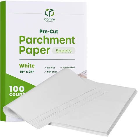 Amazon.com: [220 Sheets] Full Sheet Pan 16 x 24 Inch Parchment Paper ...