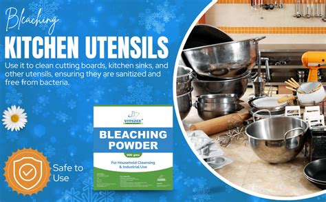 VITSZEE Bleaching Powder 900g | Powerful Disinfectant & Cleaning Agent ...
