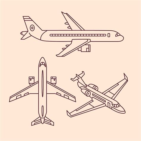 Airplane outline Images - Free Download on Freepik