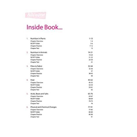 CBSE All In One NCERT Based Science Class 7 for 2022 Exam (Updated ...