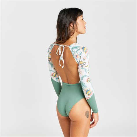 Daci One Piece Rash Guards Essentials - Long Sleeve One-Piece Swimsuit ...