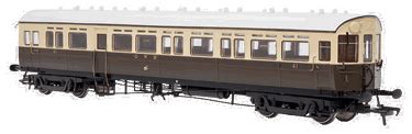 4P-004-003 Dapol OO Gauge Autocoach GWR Twin Cities Crest 41 Chocolate ...