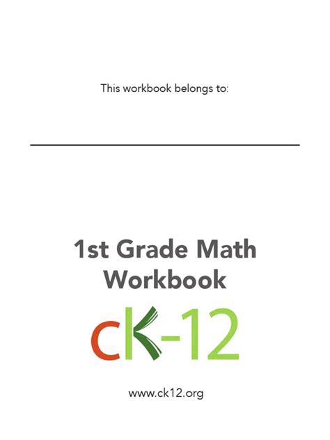 Workbook Math 1st-Grade-FINAL | PDF | Subtraction | Numbers