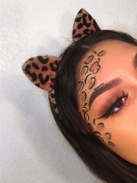 leopard spots makeup