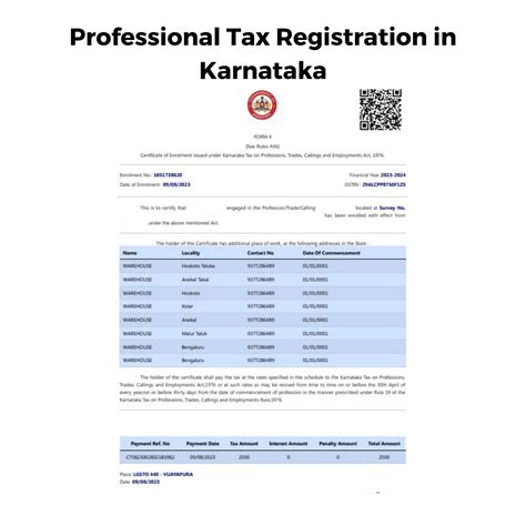 Professional Tax Registration in Karnataka - theGSTco