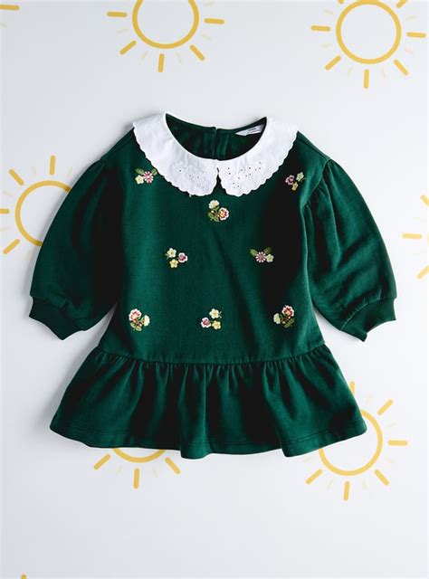 Buy Girls Embroidered Peterpan Collar Dress Online at just Rs. 899.0 ...
