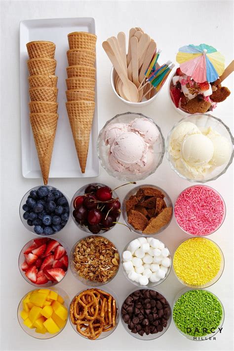 Ice Cream Bar | Icecream bar, Sundae party, Ice cream social