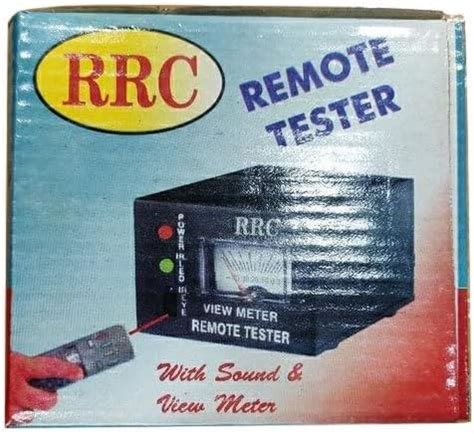 RRC Remote Tester with Sound Buzzer and Visual Display Meter.for All ...