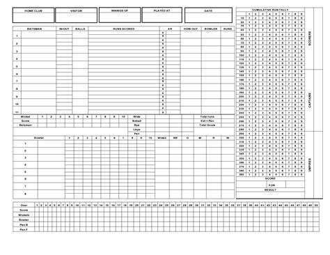 36 Printable Bowling Score Sheet Templates [& Examples]